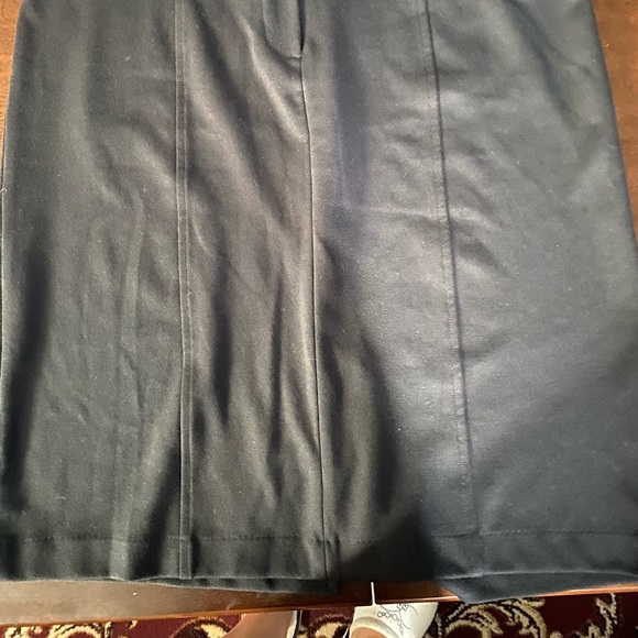 NWT GRACE DANE LEWIS Safari Ponte Skirt black s14W - Picture 3 of 7